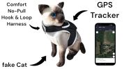Realtime GPRS GPS Surveillance Mini Pet Tracking Device for Dog w/ App Size:XS