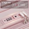 18" Carry On Luggage with Front Open Door &Laptop Interlayer, Hard Shell Suitcase Built-In TSA Luggage Lock